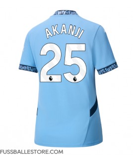 Günstige Manchester City Manuel Akanji #25 Heimtrikot Damen 2024-25 Kurzarm